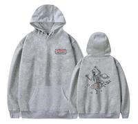 OUHZNUX Hoodie Ryan Trahan Merch Cotton Hoodie Hip Hop Artist Style Street Print Long Sleeve Pullover Sweatshirt XS-3XL-Grey||L