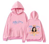 OUHZNUX Hoodie Tops Sweatshirt Printing Katy Music Perry Fans Gift Spring and Summer Regular Long Sleeve Casual Hoodie XS-3XL-Pink||L