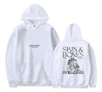 OUHZNUX Hoodie Unisex Women's Men's Long Sleeve Pullover David Kushner Printed Pullover Hooded Sweatshirt Unisex Clothes Singer Hip Hop Hoodie Fitness Hoodie XS-3XL-White||M