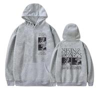OUHZNUX Hoodies David Kushner Hoodies Men Women Pop Graphics Print Unisex Trend Hip Hop Pullover with Kangaroo Pocket XS-3XL-Grey||M