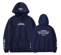 OUHZNUX Hoodies David Kushner Hoodies Popular Graphic Print Pullover Unisex Fashion Casual Street Sweatshirts Hip Hop Unisex Clothing XS-3XL-Dark blue||3XL