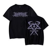 OUHZNUX Lorna Shore T-Shirt Unisex Deathcore Band Merch T Shirt Short Sleeve for Youth Men Women Short Sleeve Full Size XS-4XL