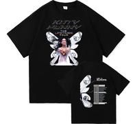 OUHZNUX Men's Oversized T-Shirt Sports Shirt Katy Singer Perry Printed Short Sleeved T-Shirt Cotton Women's O-Neck Summer Casual TeeXS-3XL-Black||l
