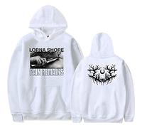 OUHZNUX Mens Rock Hoodie Lorna Shore Pain Remains Hoodie with Pockets Womens Oversized Rock Fan Sweatshirt XS-4XL
