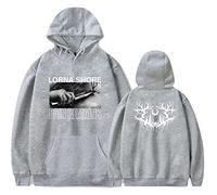 OUHZNUX Mens Rock Hoodie Lorna Shore Pain Remains Hoodie with Pockets Womens Oversized Rock Fan Sweatshirt XS-4XL