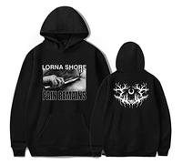 OUHZNUX Mens Rock Hoodie Lorna Shore Pain Remains Hoodie with Pockets Womens Oversized Rock Fan Sweatshirt XS-4XL