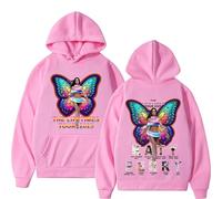 OUHZNUX Mens Womens Pullovers Katy Perry Merch Hoodies Unisex Printed Oversized Fleece Sweatshirt with Kangaroo Pocket Hoodies XS-3XL-Pink||s