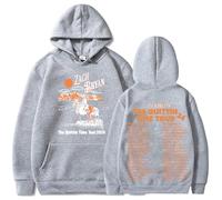 OUHZNUX Mens Womens Pullovers Zach Bryan Merch Hoodies Unisex Printed Oversized Fleece Sweatshirt with Kangaroo Pocket Hoodies XS-3XL-Grey||s