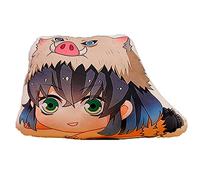 OUHZNUX Pillow Ghost Slayer Cushion Hashibira Inosuke Kamado Nezuko Reading Pillow Student Special Decorative Pillow Cosplay Plush Peripheral Lying Pillow