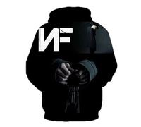 OUHZNUX Rapper Nf Hiphop Hoodie Mannen Pullover 3d Geprint Hoodies Vrouwen Kleding Mode Cool Y2K Tops Hoody XS-3XL-I||XXL