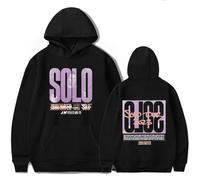 OUHZNUX Singer Hoodie John Mayer SoloTour Funny Hoodie Hip Hop Graphic Sweatshirt Hoodies Merch Graphic Print Tracksuit Oversized Clothes XS-3XL-Black||L