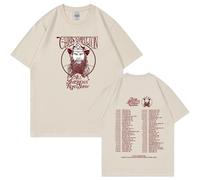 OUHZNUX T-shirts Men's Women's Chris Stapleton Tour Short Sleeve Crew Neck T-shirt Casual Shirt Oversized Hip Hop Sports T-shirt XS-3XL-Khaki||XXL