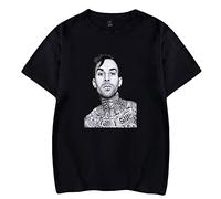 OUHZNUX Travis Barker T Shirt Summer Crewneck Casual T-Shirt Tees Streetwear O-Neck Oversized Short Sleeved Hip Hop Tshirt XXS-3XL