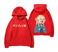 OUHZNUX Unisex Hoodies Delicious In Dungeon Marcille Donato Cosplay Hoodie Women's Men's Harajuku Sweatshirt Streetwear Hip Hop Pullover Hooded Jacket XS-3XL-Red||3XL
