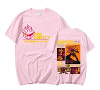 OUHZNUX Women Men Tengen Toppa Gurren Lagann T-Shirt Manga Tees Anime Printed Short Sleeve T-Shirt XS-4XL