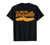 Oui French Baguette Shirt Funny Bakery Pastry Bread Baker T-Shirt