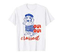 Oui Oui Croissant, Funny Dog, Funny French Meme T-Shirt