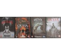 OUIJA 1-4 COMPLETE COLLECTION / 1. OUIJA / 2. HAUNTING / 3. ORIGIN OF EVIL / 4. CHALLENGE = ULTIMATE 4x DVD SET