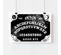 Ouija Board - Distressed Poster: Alternative Decor, Dark Academia Print, Dark Aesthetic Wall Art, Occult Vibes, Cool Print, Edgy Home Decor