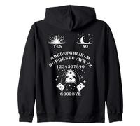 Ouija Board Gothic Ouija Pagan Satanic Ghost Bait Halloween Zip Hoodie