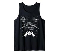 Ouija Board Gothic Ouija Pagan Satanic Paranormal Halloween Tank Top