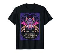 Ouija Board Vampire Cat Yes No Gothic Ouija Pagan Satanic T-Shirt