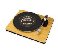 Ouija Board Vinyl Slip Mat Occult Spirit Board Turntable Mat Gothic DJ Slipmat Record Player Mat 12" 7" Halloween Gift (7")