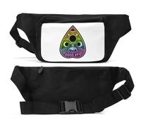 Ouija Board Yes No Hello Good Bye Unisex Waist Bag Black