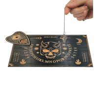Ouija Spirit Board Wood | Wooden Message Decision Maker with Planchette | Classic Spirit Board With Letters Numbers, Pendulum Tool for Boys, Girls, Friends, Gift Idea for Spirituality Enthusiast