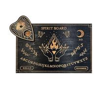 Ouija Spirit Board - Wooden Message Board Planchette with Numbers | Decision Maker for Home Yoga Meditation Room Spiritual Decoration Instruction Tool Set with