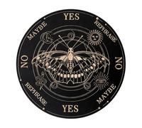 Ouija Spirit Board - Wooden Pendulum Board Set | 26-Lettered Alphabets Dowsing Pendulum | Crystal Dowsing | Board Crystal Dowsing Set for Divination Ouija Spirit Board Message Boards