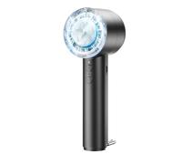 OUILA Mini Portable Handheld Fan with Ice Compress Function, 4000mAh USB Rechargeable Hand Fan with 5 Speeds for Travel Camping Home Office - Black