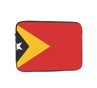 Ouinbvv Laptop Handbag, Minimalist Style Flag Of Timor-Leste Print Design Lightweight Portable For Daily Commute Work, Black, 10 inch