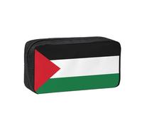 OUInbvv Simple and Light Flag of the State of Palestine Pen Case Large Capacity Convenient for School Stationery Small Items