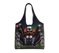 OUInbvv Tote Bags for Women Full Tropical rainforest spiders Print Design with Large Reusable Crossbody Shopping Bag