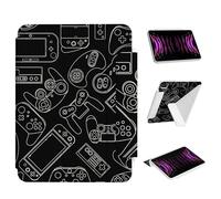 Ouinice Case for iPad Air 13 Inch M3 2025 & M2 2024, iPad Pro 12.9” 6th/5th/4th/3rd Generation Case, Origami Trifold Multi-Angle Stand, Magnetic Flap, Slim Shell Full-Protective Cover, Game