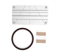 Ouitble 1/2 1/4 10 Inch Tape Splicing Set with Leader Tape and 2pcs Cutter for Revoxsonido Opening Reel to Reel Cassettes (Gold)