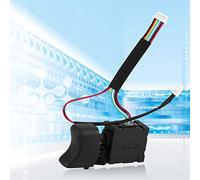 Ouitble 16A Electric Drill Switch Electric Drill Trigger Switch, Black Adjustable Speed CW/CCW, 16A, Brushless, Fit