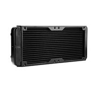 Ouitble 240mm G4/1 Aluminum Computer Water Cooling Cooler High Performance CPU Radiator with 18 Tubes for PC Gaming and Industrial Use Durable Lightweight Efficient Cooling Solutio