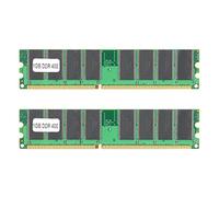 Ouitble 2Pcs DDR Memory Module 1GB PC3200 400MHz Desktop RAM for Systems High Performance Stable Operation Enhanced Computer Speed Double Sided 16 Grain Memory Board