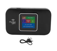 Ouitble 4G Portable WiFi Router Hotspot Mobile WiFi Router with Type C Interface 3000mAh Battery LCD Display for Camping Hotels, Connect up to 10 Devices