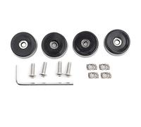 Ouitble Anti Vibration Rubber Feet Sturdy Durable 3D Printer Parts for Prusa i3 MK3 MK3S Black Metal Rubber 4 Pack