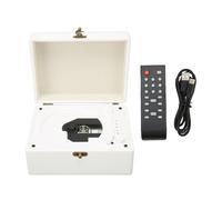 Ouitble Bluetooth CD Player Portable Wireless Stereo Sound CD Record Player with Remote Control USB AUX Headphone Jack for Home Office Kids Adults Students (White)