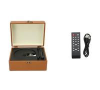 Ouitble Bluetooth CD Player Portable Wireless Stereo Sound CD Record Player with Remote Control USB AUX Headphone Jack for Home Office Kids Adults Students (Khaki)