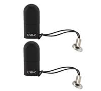 Ouitble Bone Conduction Headphones Charging Adapter USB C Magnetic Charger for Aeropex AS800 OpenRun Pro OpenRun Mini OpenComm ASC100SG Premium Aluminum Alloy Portable Keychain De (2pcs)
