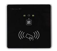 Ouitble Card Reader RFID Barcode 2D QR Access Control Card Reader High Speed Recognition for Business Office Building Visitor Entry Management Zinc Alloy Acrylic (ID card)
