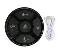 Ouitble Conference USB Microphone Professional Omnidirectional Desktop Microphone with Mute Control LED Light for Web Conferencing Distance Learning ABS Material USB 2.0 Interface