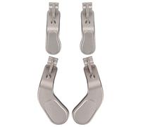 Ouitble Controller Paddles Stainless Steel Replacement High Performance Gaming Accessory for Controller Series 2 Silver 4 Pieces