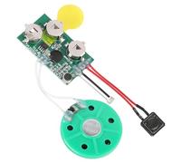 Ouitble DIY Greeting Card Chip Recordable Voice Sound Module Repeatable Recording 60 Seconds Light Activation Ideal for Handmade Greeting Cards Gift Boxes Invitations Green 46x27x1
