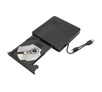 Ouitble External CD DVD Drive for Laptop, USB 3.0 and Type-C CD DVD +/-RW Drive Portable Player Burner Reader Slim for Desktop PC Wins XP/2003/Vista/7/8/8.1/10/11/Linux/OS X